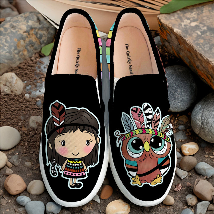 Owlsome Slipon - The Quirky Naari