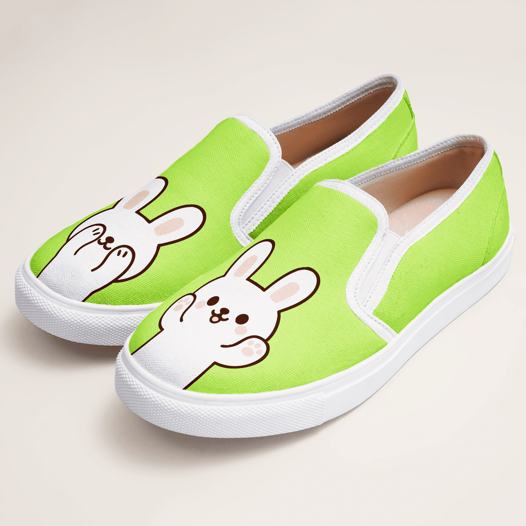 Peek - a - boo Slipons - The Quirky Naari