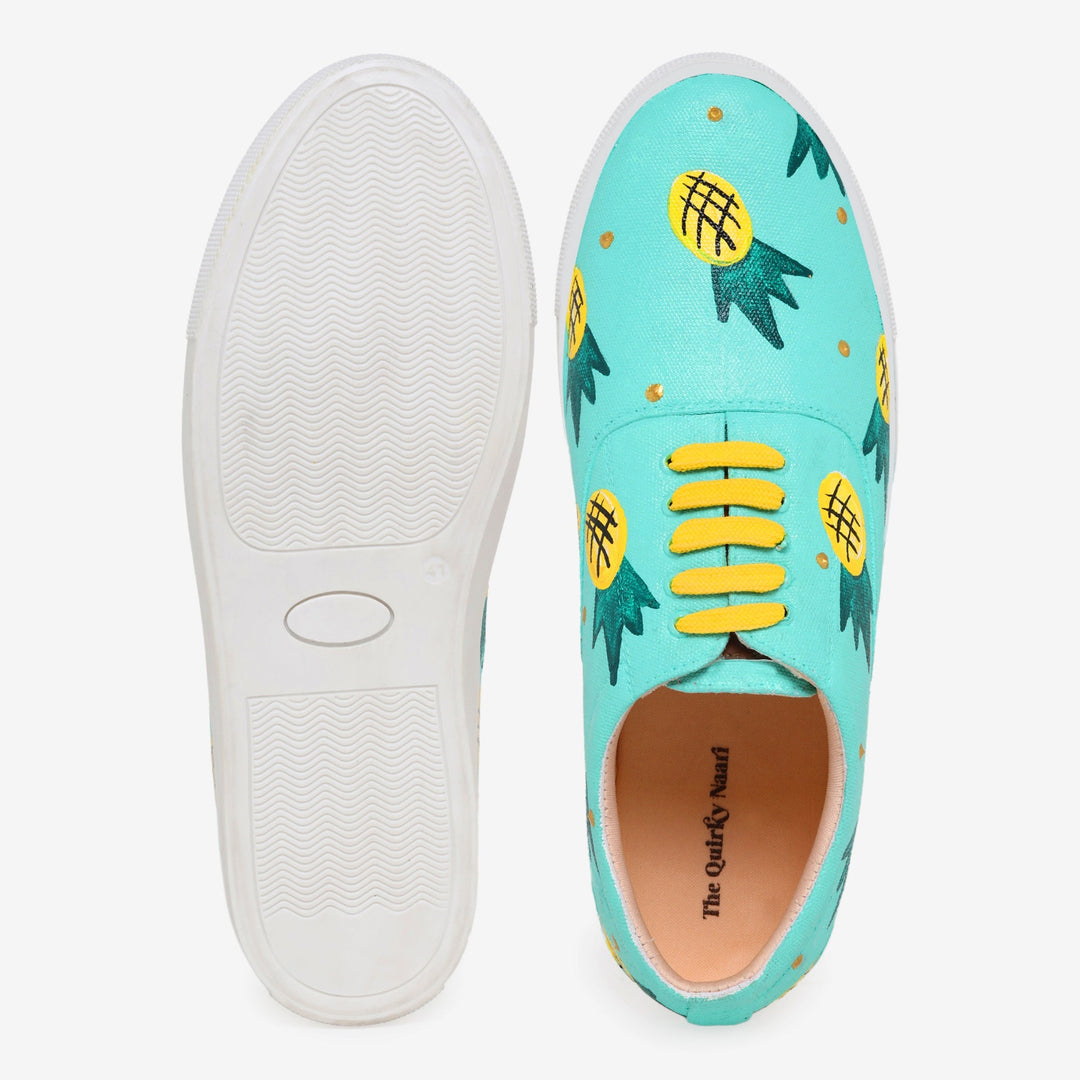 Pineapple Sneakers - The Quirky Naari
