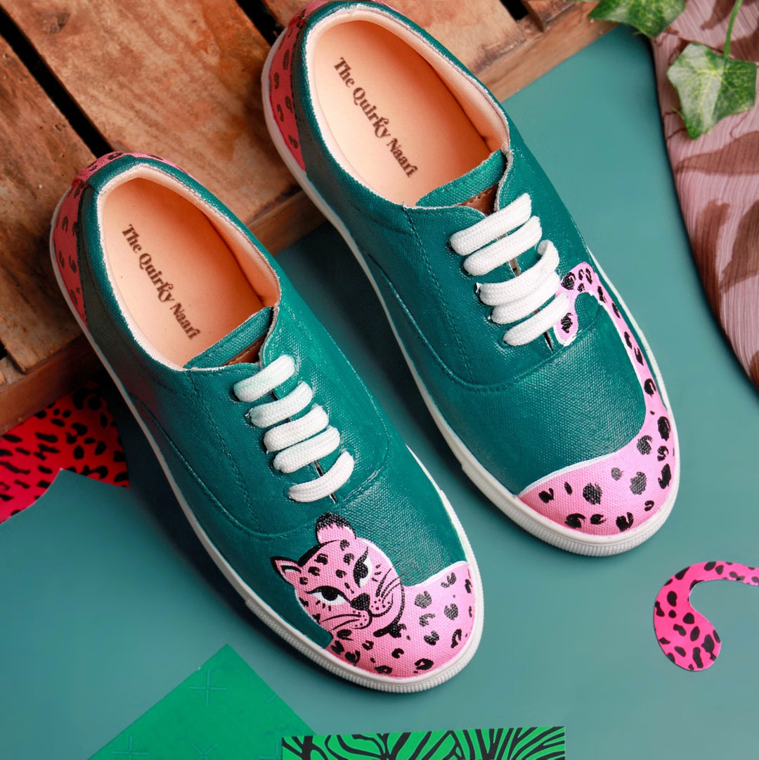 Pink Panther Sneakers - The Quirky Naari