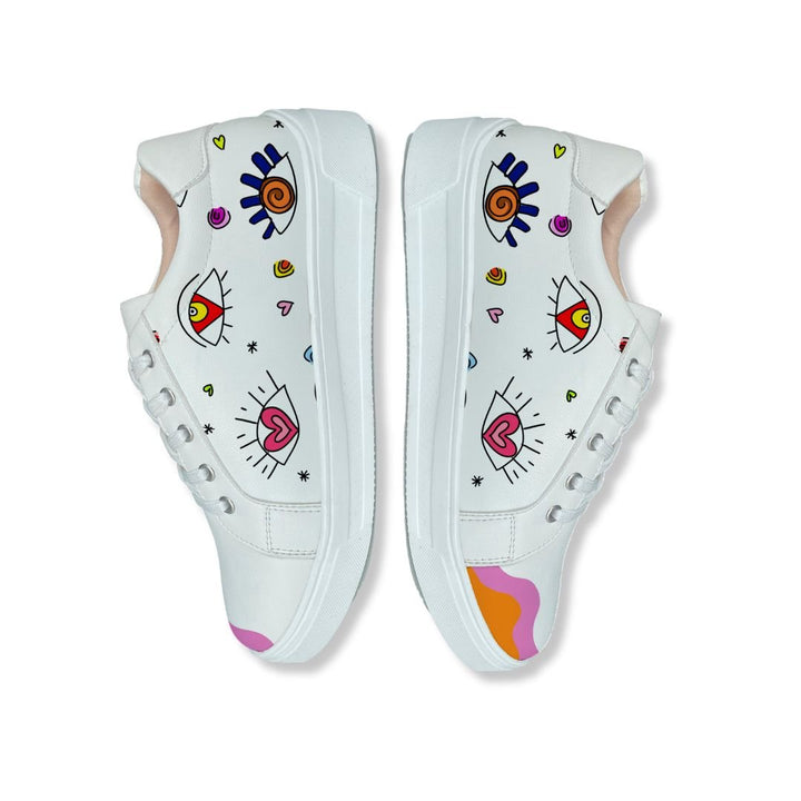 Pink Vision Sneakers - The Quirky Naari
