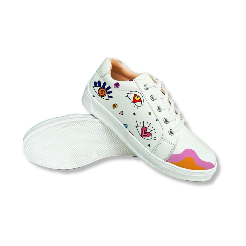 Pink Vision Sneakers - The Quirky Naari