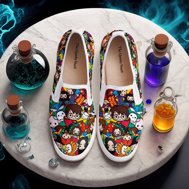 Potterland Slipons - The Quirky Naari