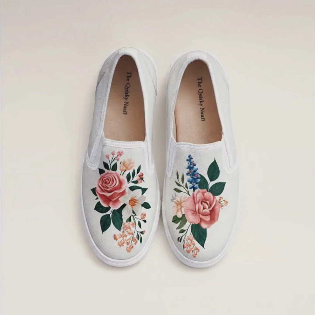 Flower Power Slipons