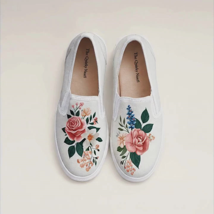 Flower Power Slipons