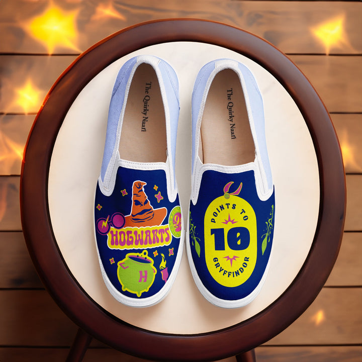 Quidditch Fever Slipons - The Quirky Naari