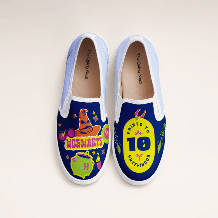 Quidditch Fever Slipons - The Quirky Naari