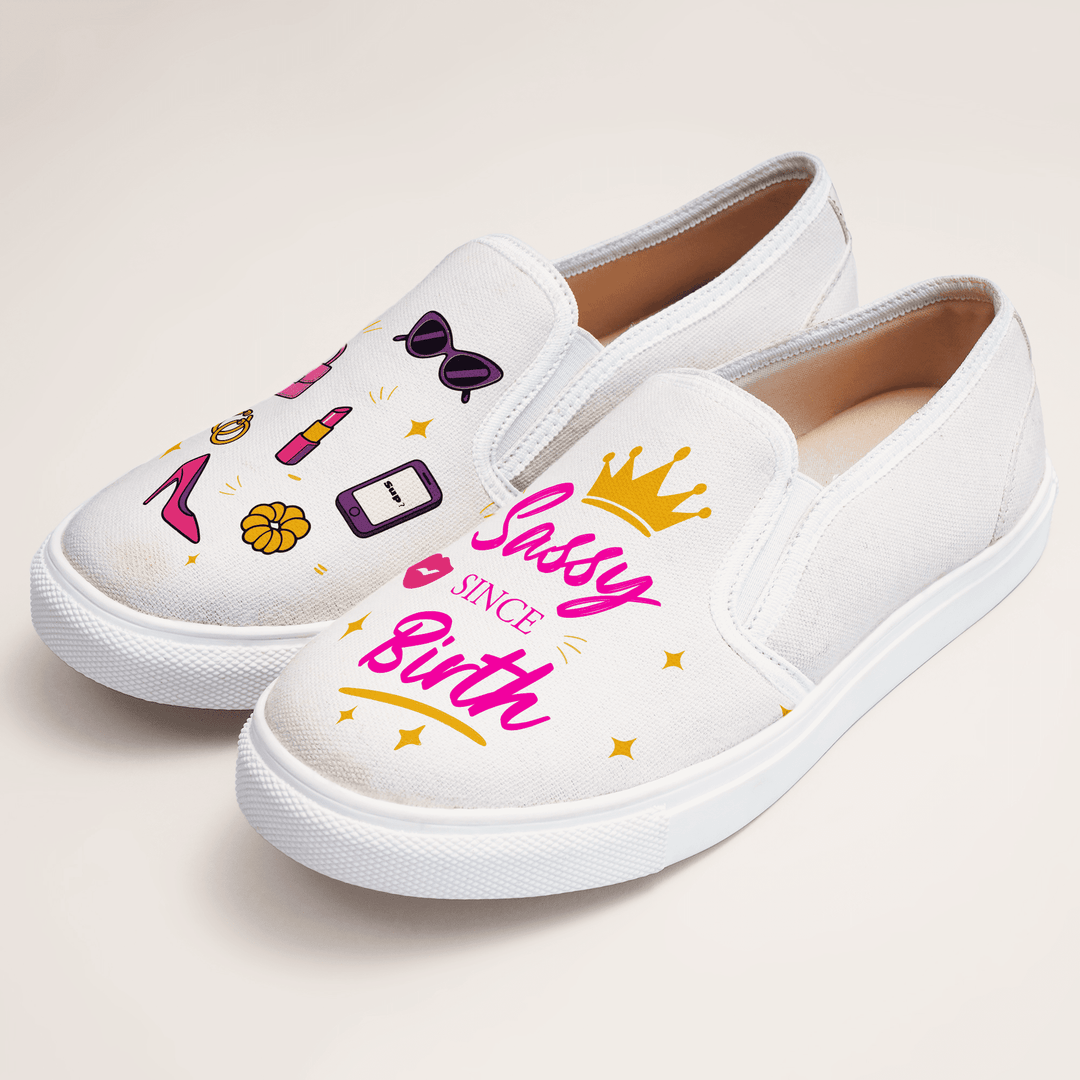 Sassy Era Slipons - The Quirky Naari