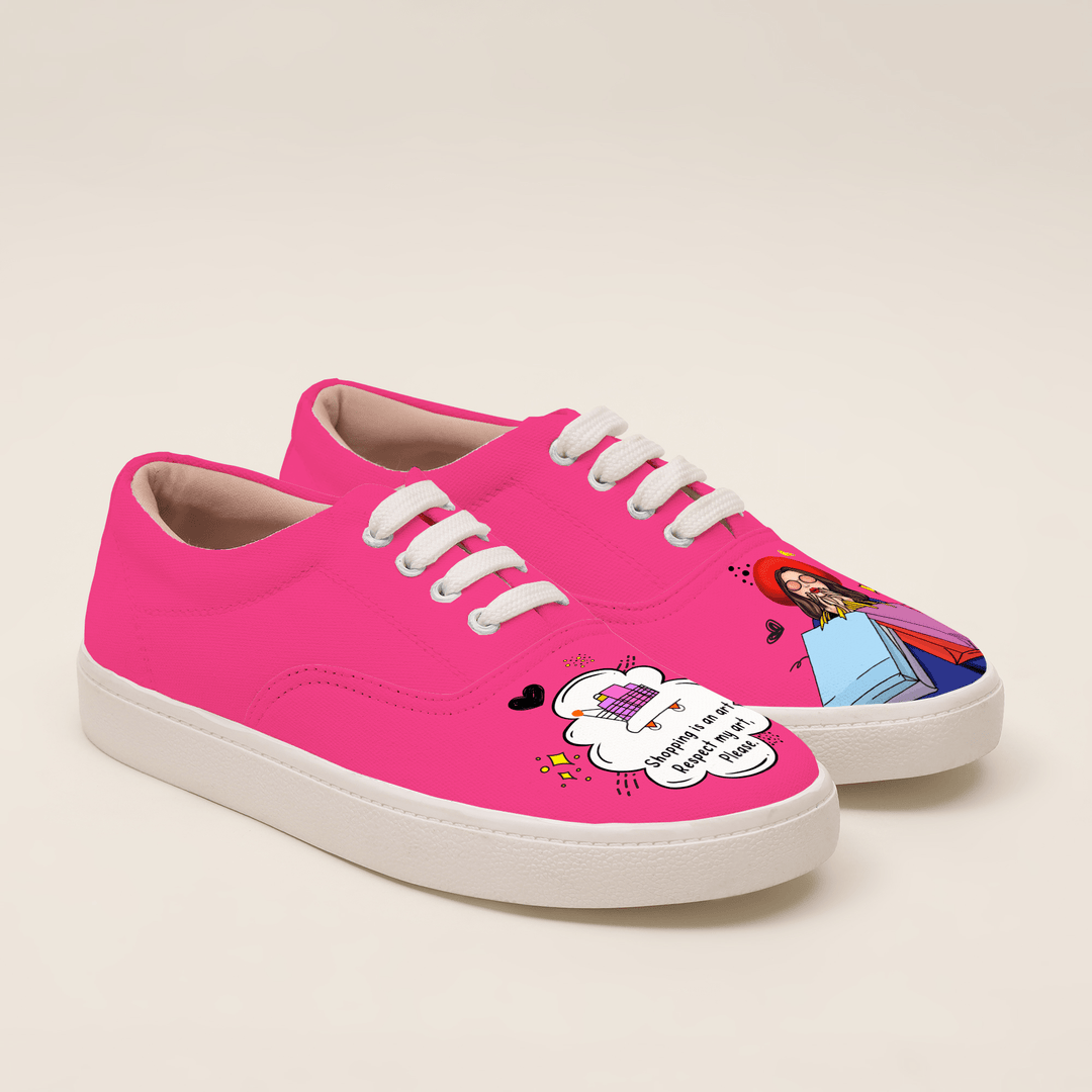 Shopaholic Sneakers - The Quirky Naari