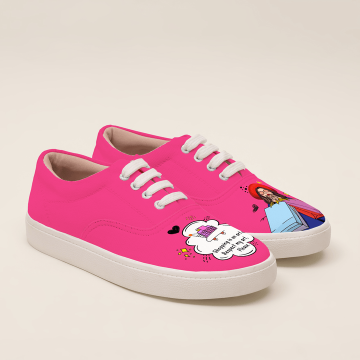 Shopaholic Sneakers - The Quirky Naari
