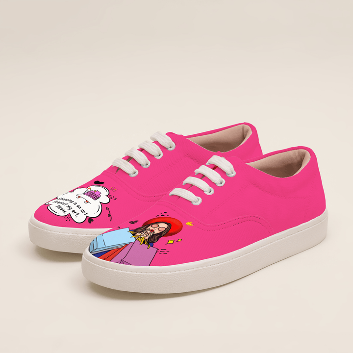 Shopaholic Sneakers - The Quirky Naari