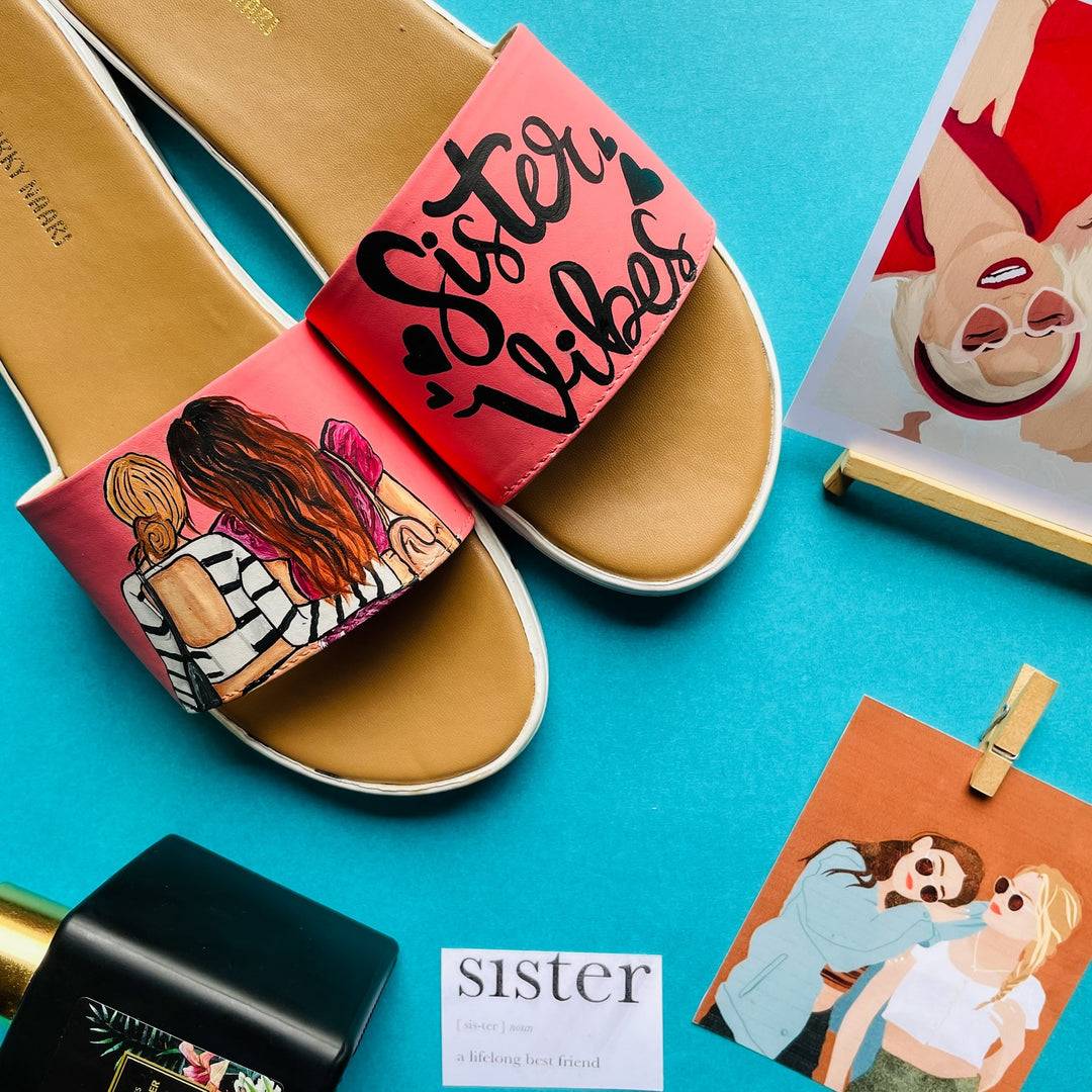 Sister Vibes Sliders - The Quirky Naari
