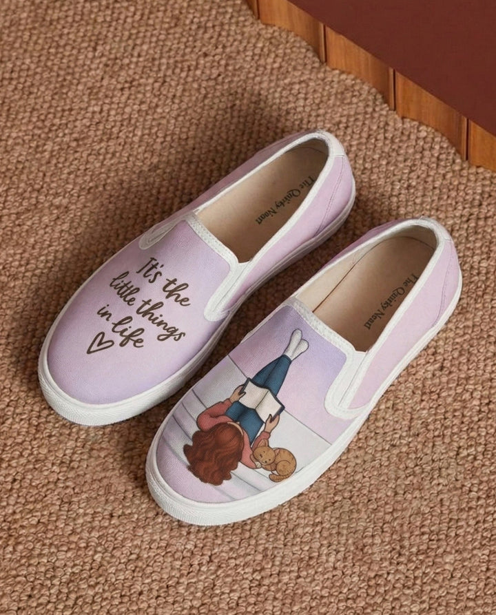 Slow Living Slipons - The Quirky Naari