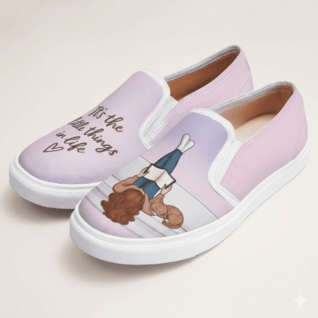 Slow Living Slipons - The Quirky Naari