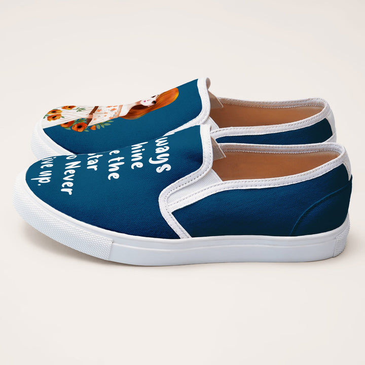 Star Girl Slipons - The Quirky Naari