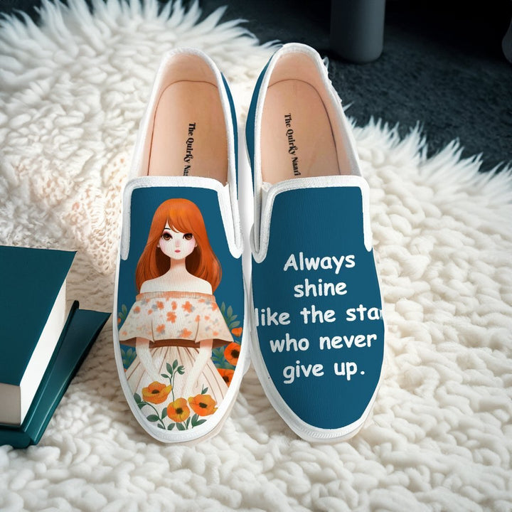 Star Girl Slipons - The Quirky Naari