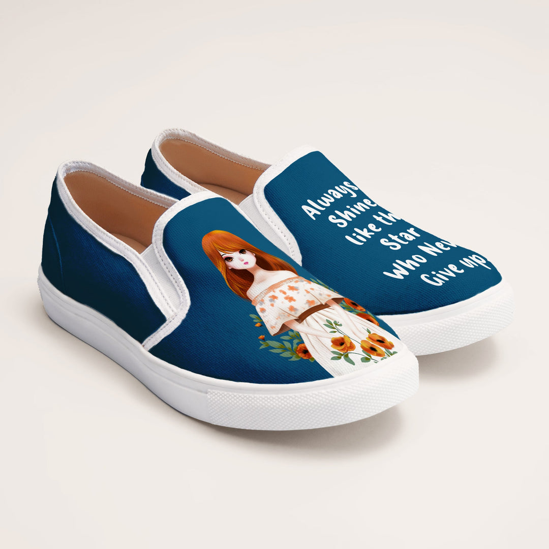 Star Girl Slipons - The Quirky Naari