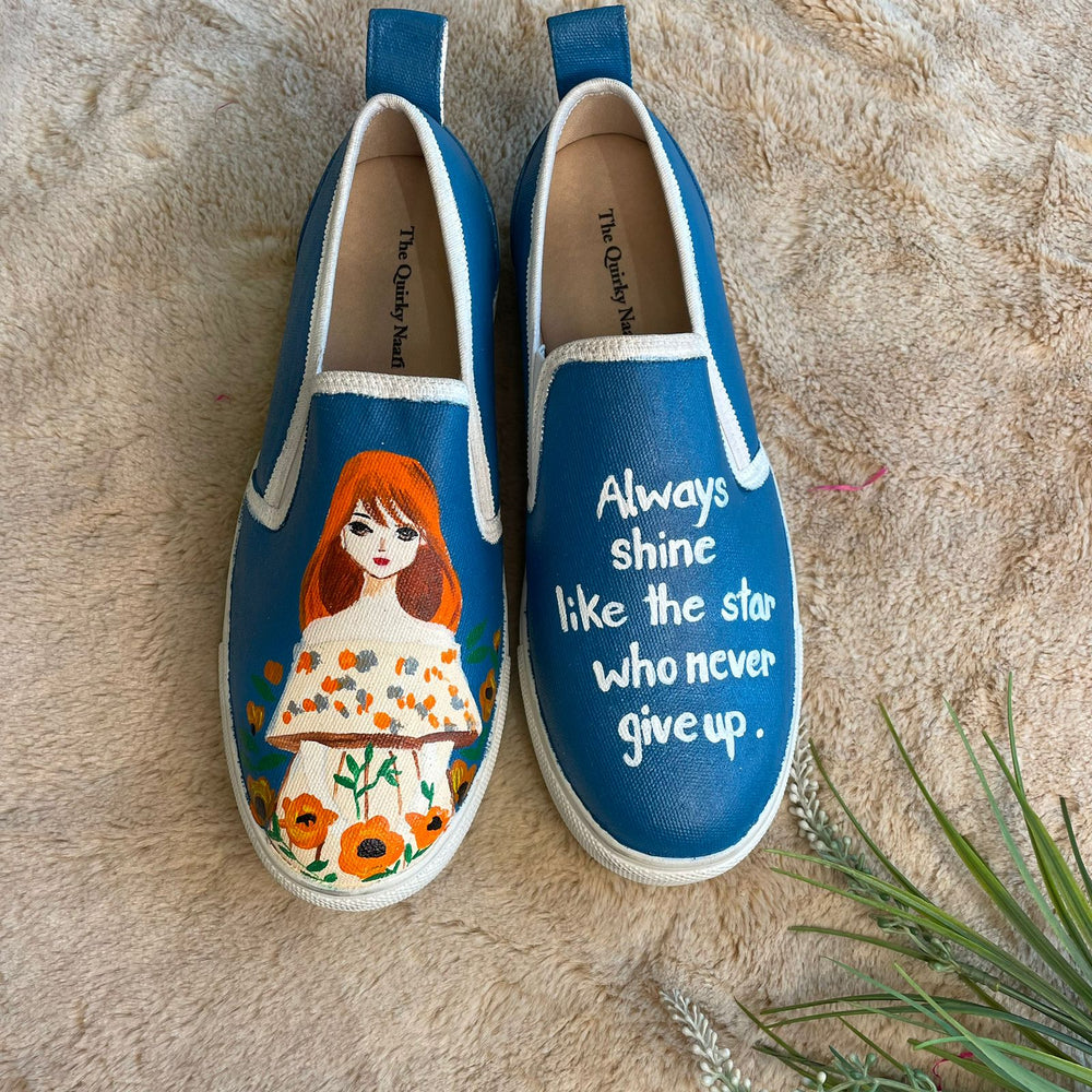 Star Girl Slipons - The Quirky Naari