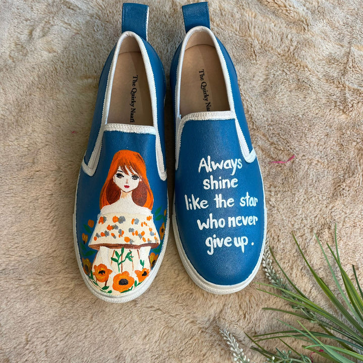 Star Girl Slipons - The Quirky Naari