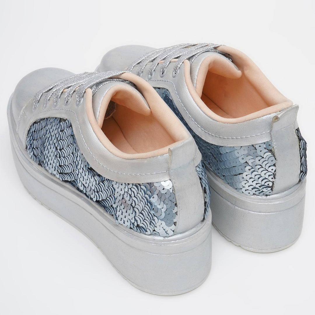 Stardust Heel Sneakers - The Quirky Naari