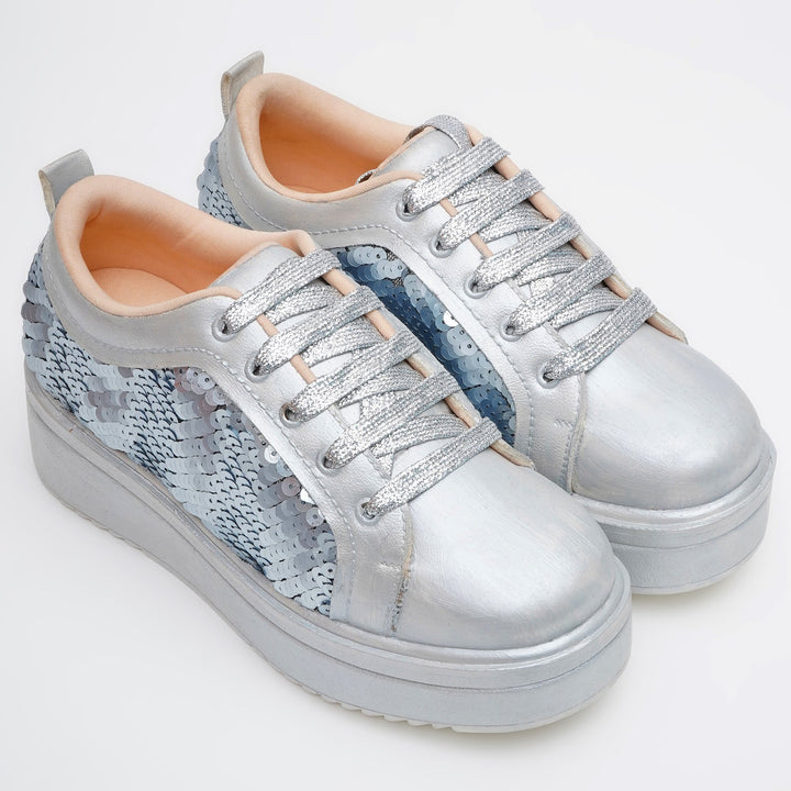 Stardust Heel Sneakers - The Quirky Naari