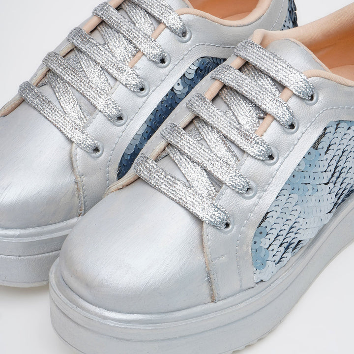 Stardust Heel Sneakers - The Quirky Naari