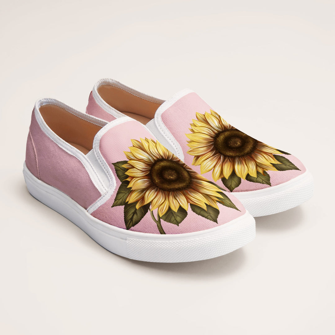 Sunflower Days Slipons - The Quirky Naari