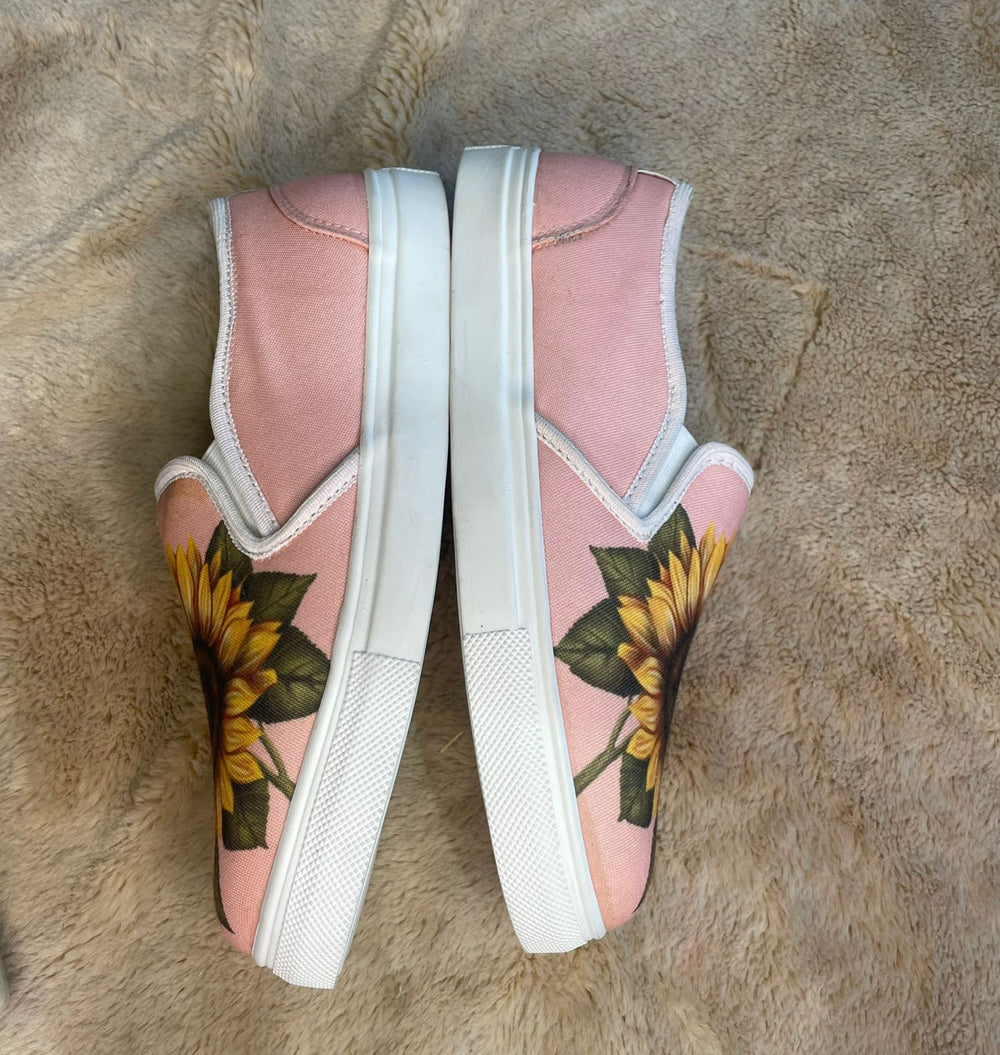 Sunflower Days Slipons - The Quirky Naari