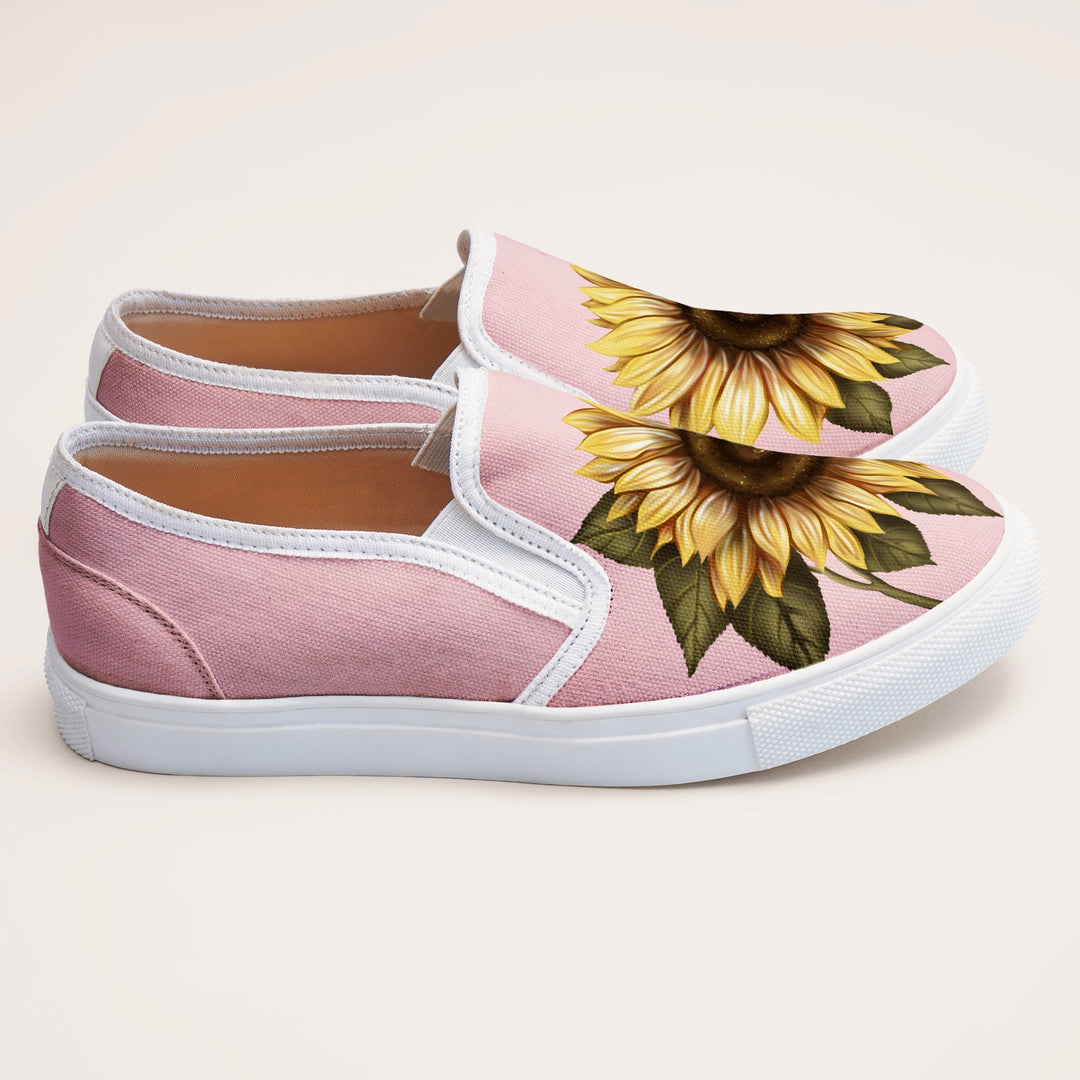 Sunflower Days Slipons - The Quirky Naari