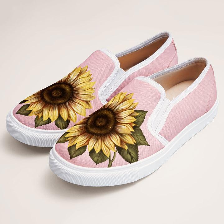 Sunflower Days Slipons - The Quirky Naari