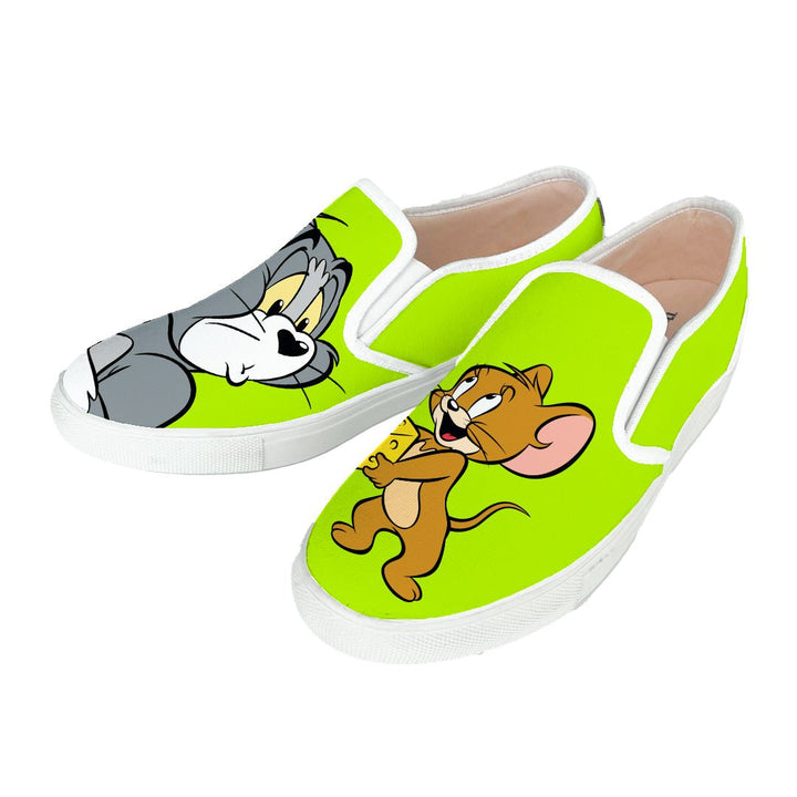 Tom & Jerry Slipons - The Quirky Naari