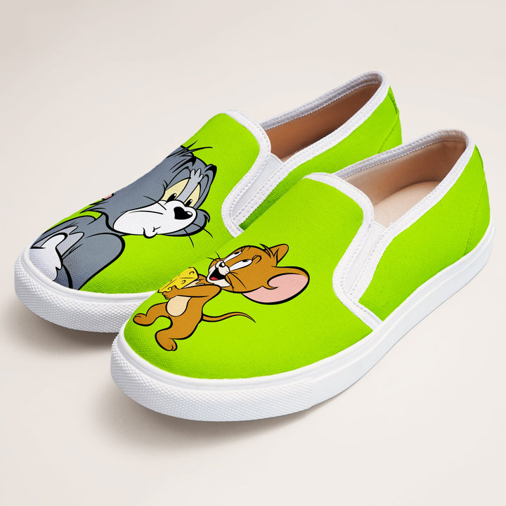 Tom & Jerry Slipons - The Quirky Naari