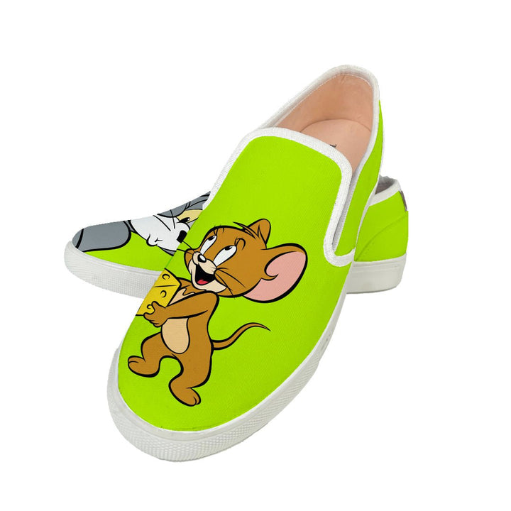 Tom & Jerry Slipons - The Quirky Naari