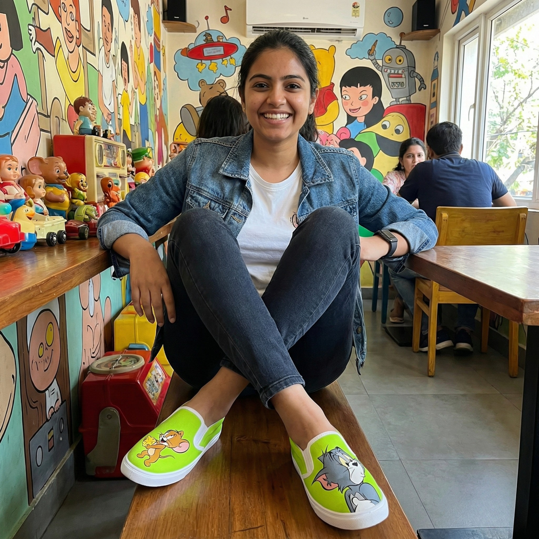 Tom & Jerry Slipons - The Quirky Naari