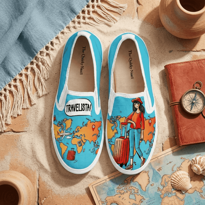 Travelista Slipons - The Quirky Naari