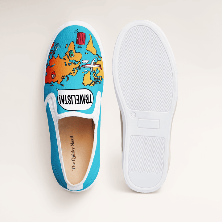 Travelista Slipons - The Quirky Naari