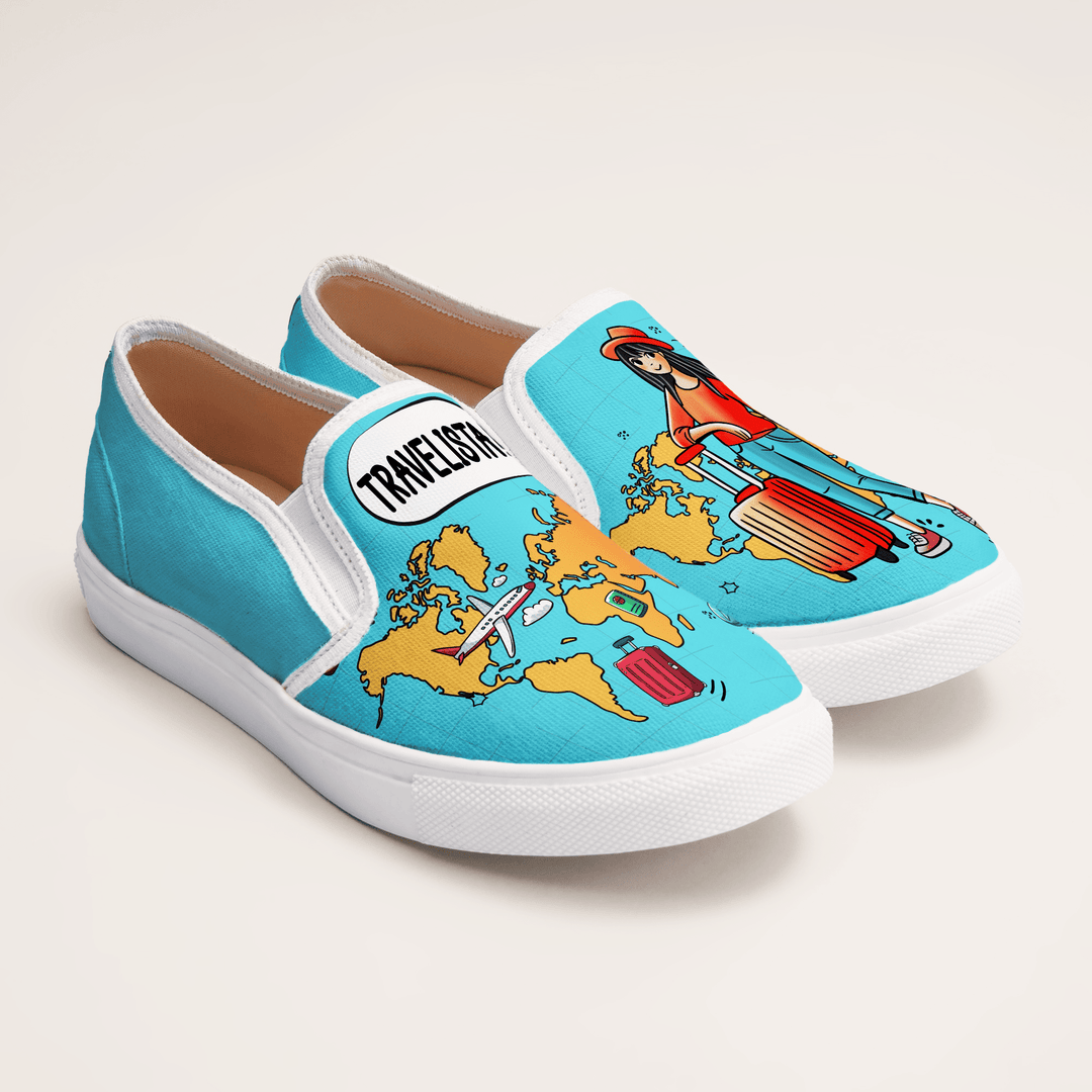 Travelista Slipons - The Quirky Naari