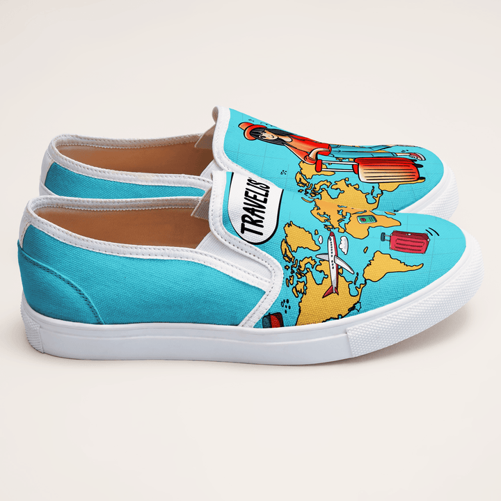 Travelista Slipons - The Quirky Naari