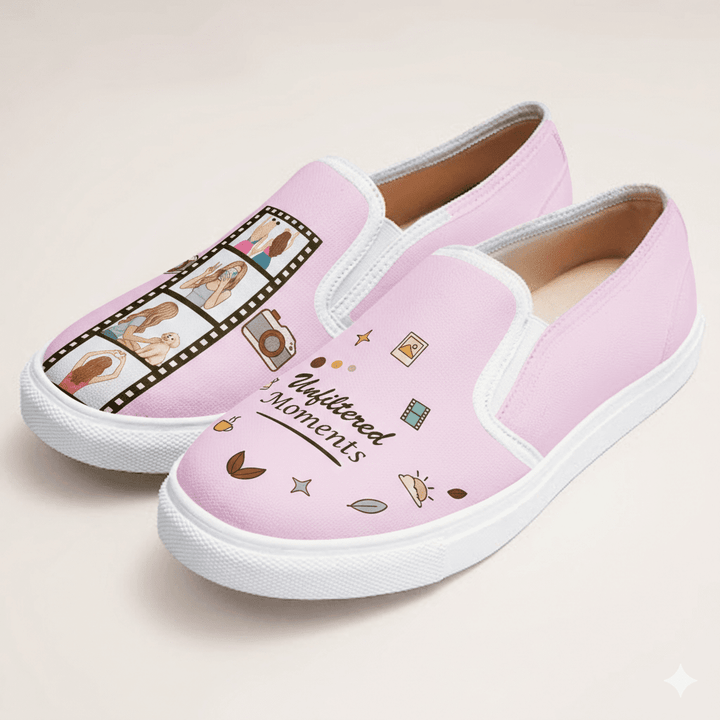 Unfiltered Moments Slipons - The Quirky Naari