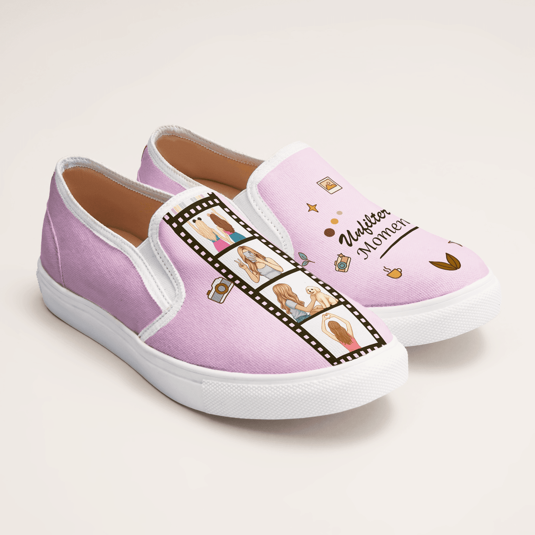 Unfiltered Moments Slipons - The Quirky Naari