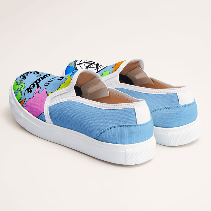 WanderLust Slipons - The Quirky Naari