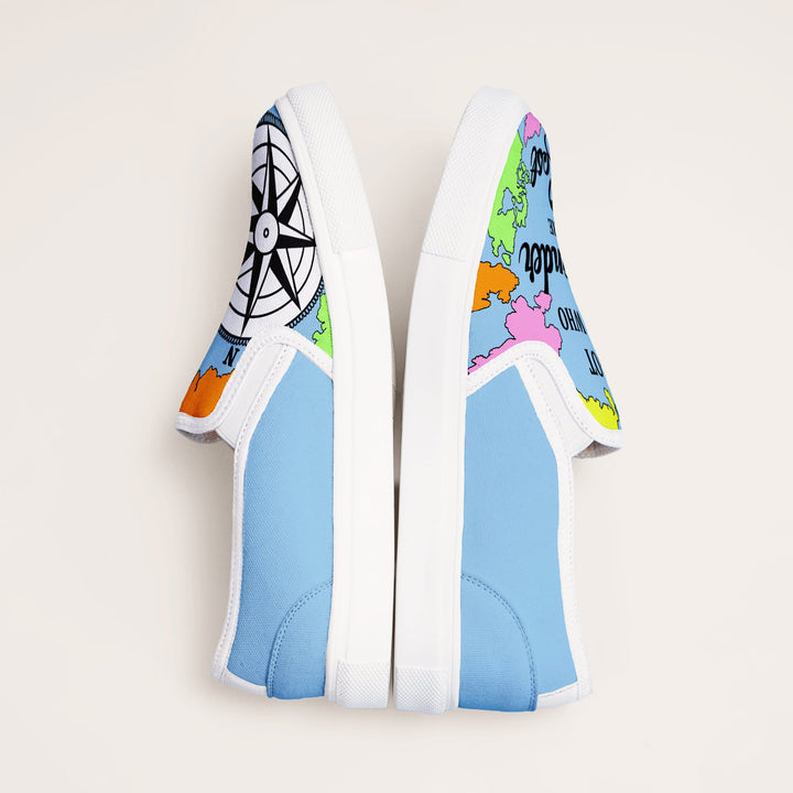 WanderLust Slipons - The Quirky Naari