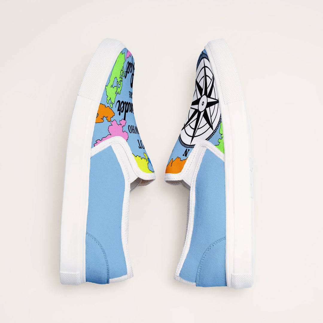 WanderLust Slipons - The Quirky Naari