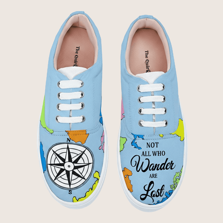 Wanderlust Sneakers - The Quirky Naari