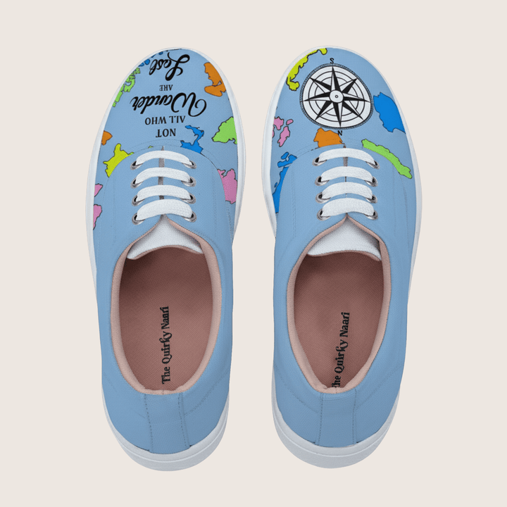 Wanderlust Sneakers - The Quirky Naari