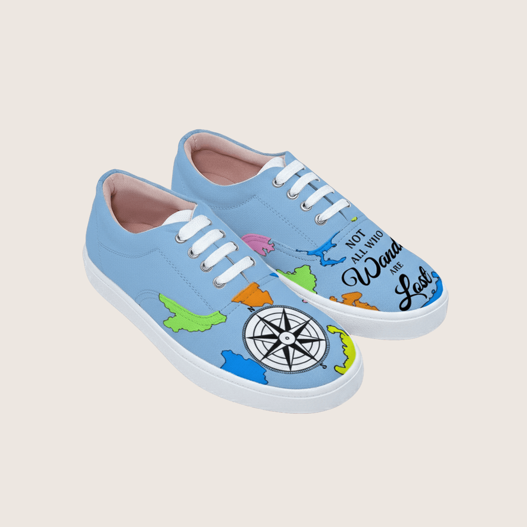 Wanderlust Sneakers - The Quirky Naari
