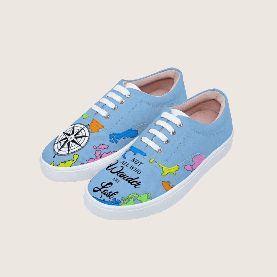 Wanderlust Sneakers - The Quirky Naari