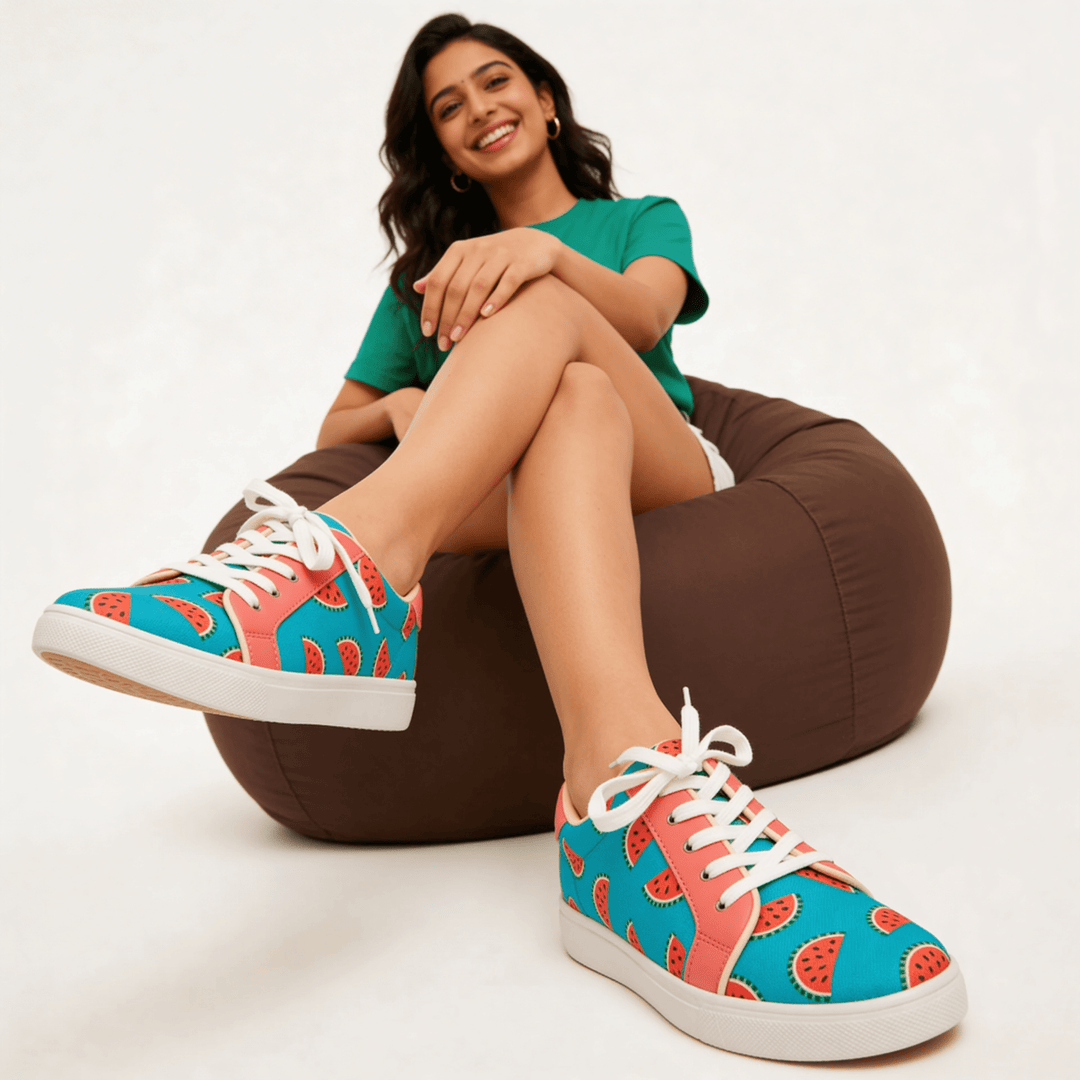 Watermelon Sugar Sneakers - The Quirky Naari