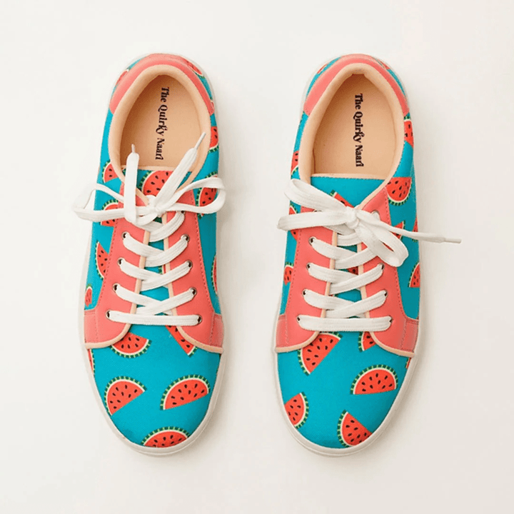 Watermelon Sugar Sneakers - The Quirky Naari