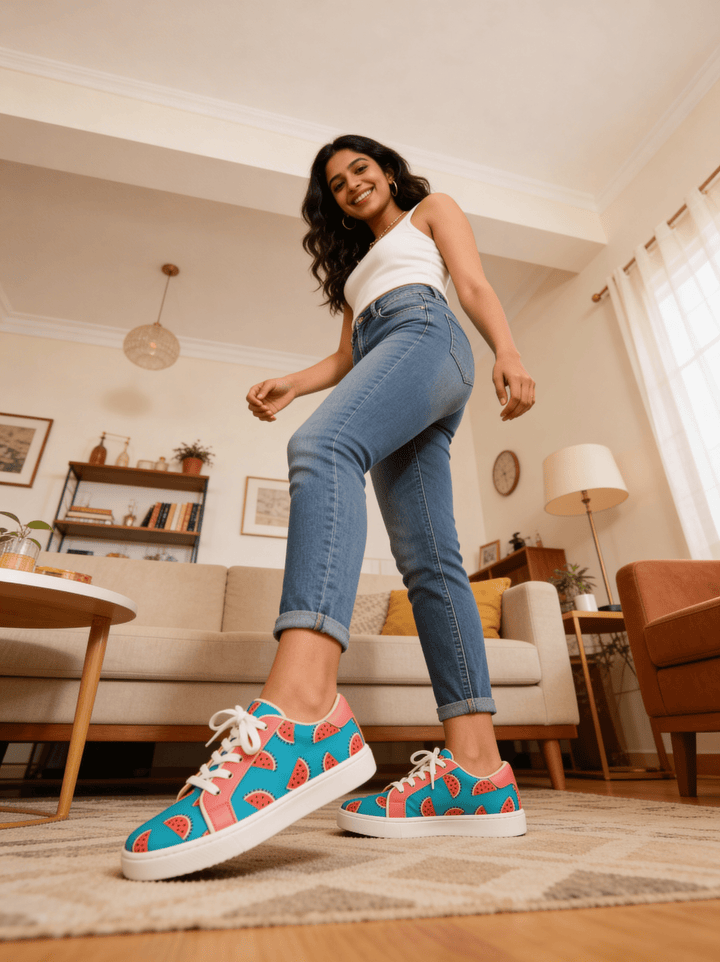 Watermelon Sugar Sneakers - The Quirky Naari